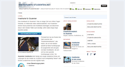 Desktop Screenshot of kreditkarte-studenten.net