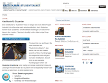 Tablet Screenshot of kreditkarte-studenten.net